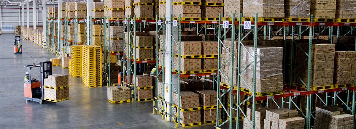inventory management at a factory or warehouse